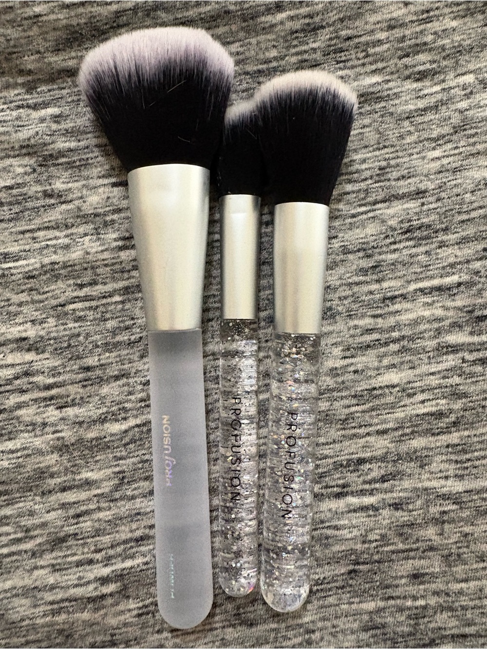 Profusion Cosmetics Glitter Handle Brush Set